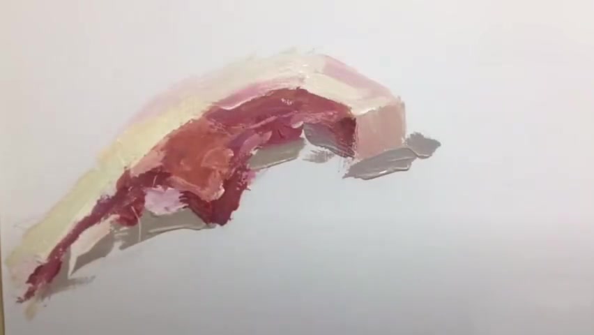 色彩静物画了那么多,肉肉画过没有?一起来看肉肉视频