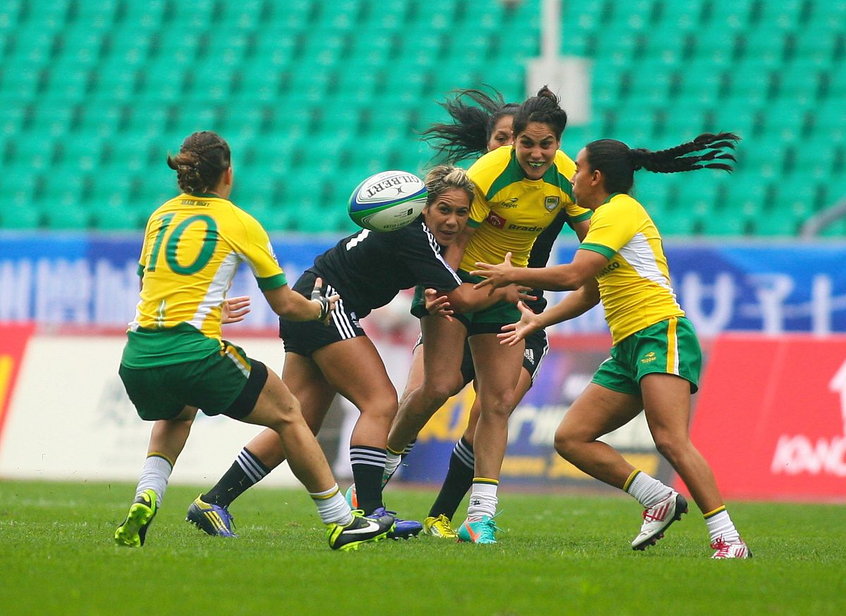 2013年3月30日,广州,2013世界女子七人制橄榄球赛,新西兰29-0巴西.***