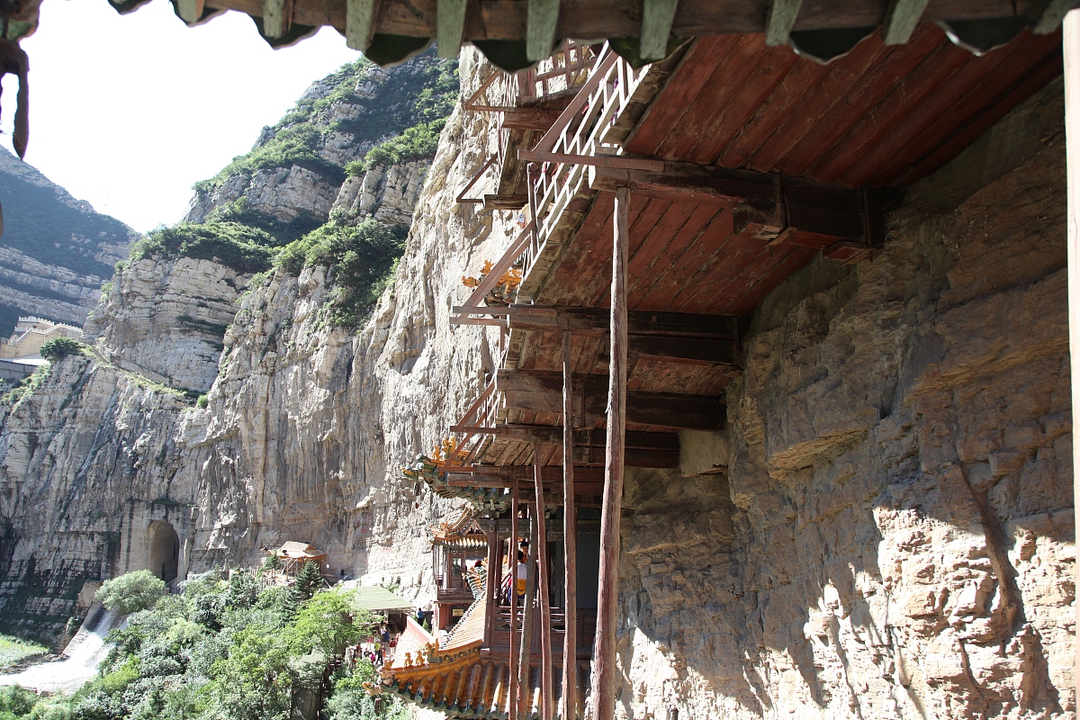 ***_***世界最奇险建筑之一,山西悬空寺