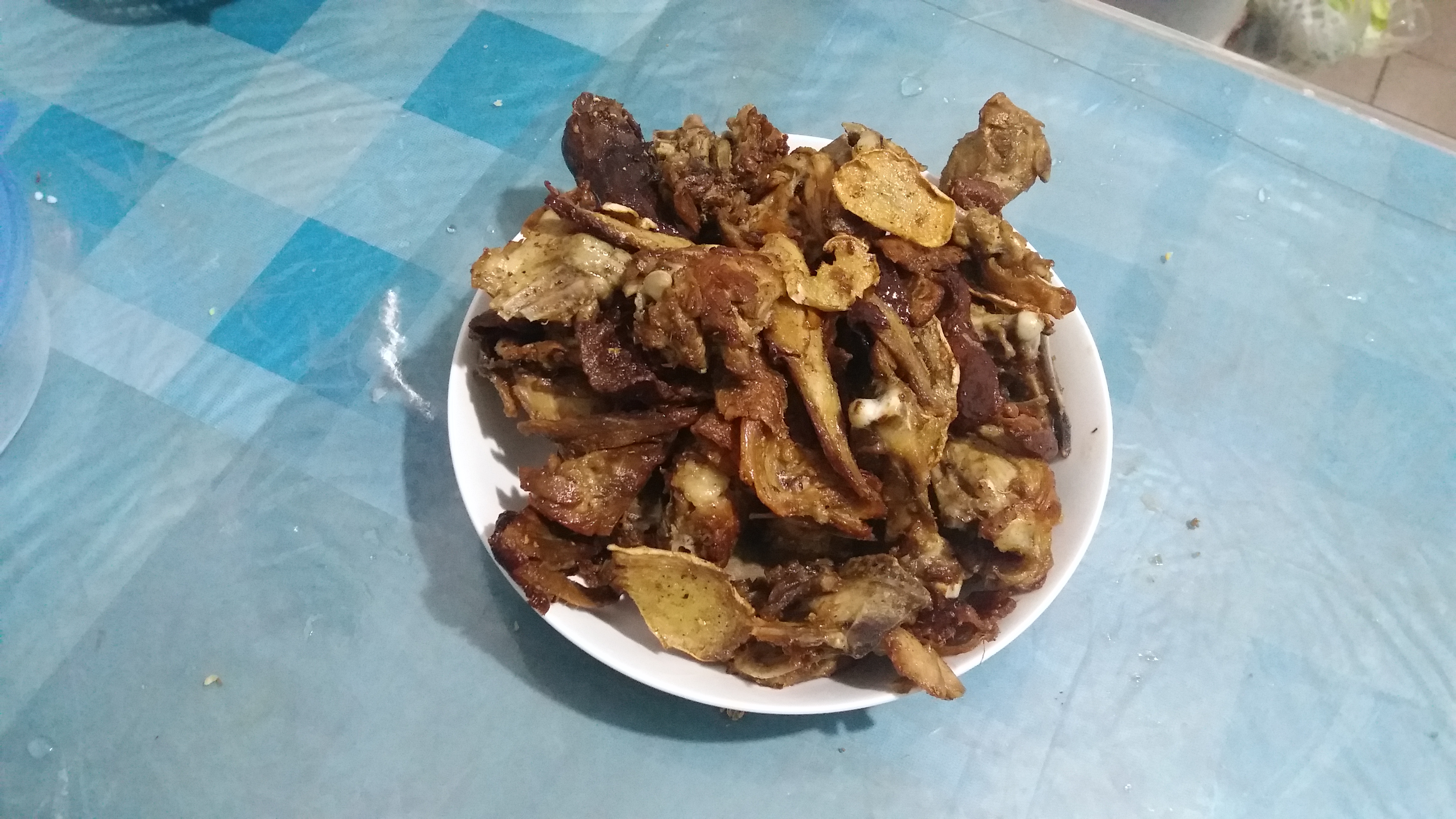 经典下酒菜,椒盐鸭架子,菜齐了就差酒了
