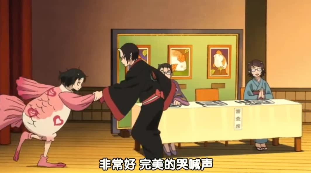 果然东西不能乱吃,真纪一声尖叫,就连鬼灯听了激动不已!