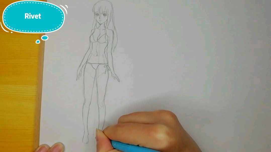 漫画人体结构正面 每天一分钟 轻松学手绘漫画