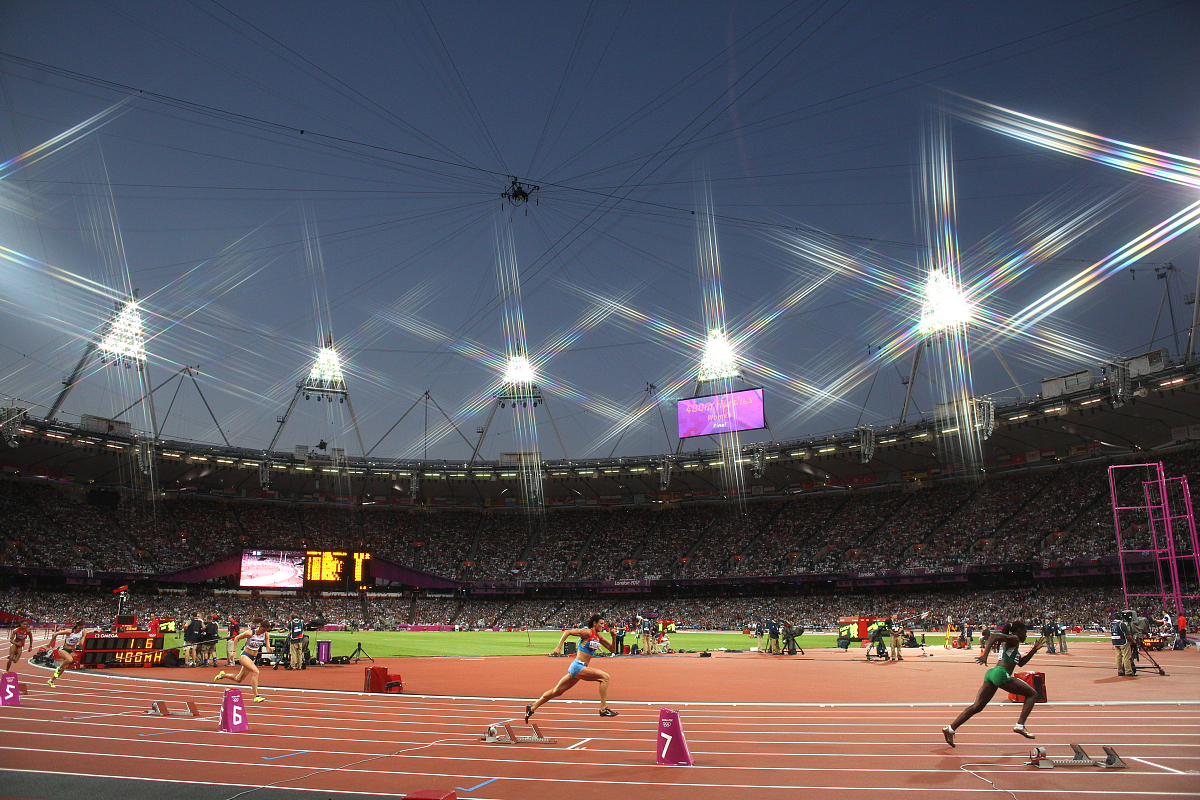 ***_***the start of the women's 400m hurdles final at the olympi
