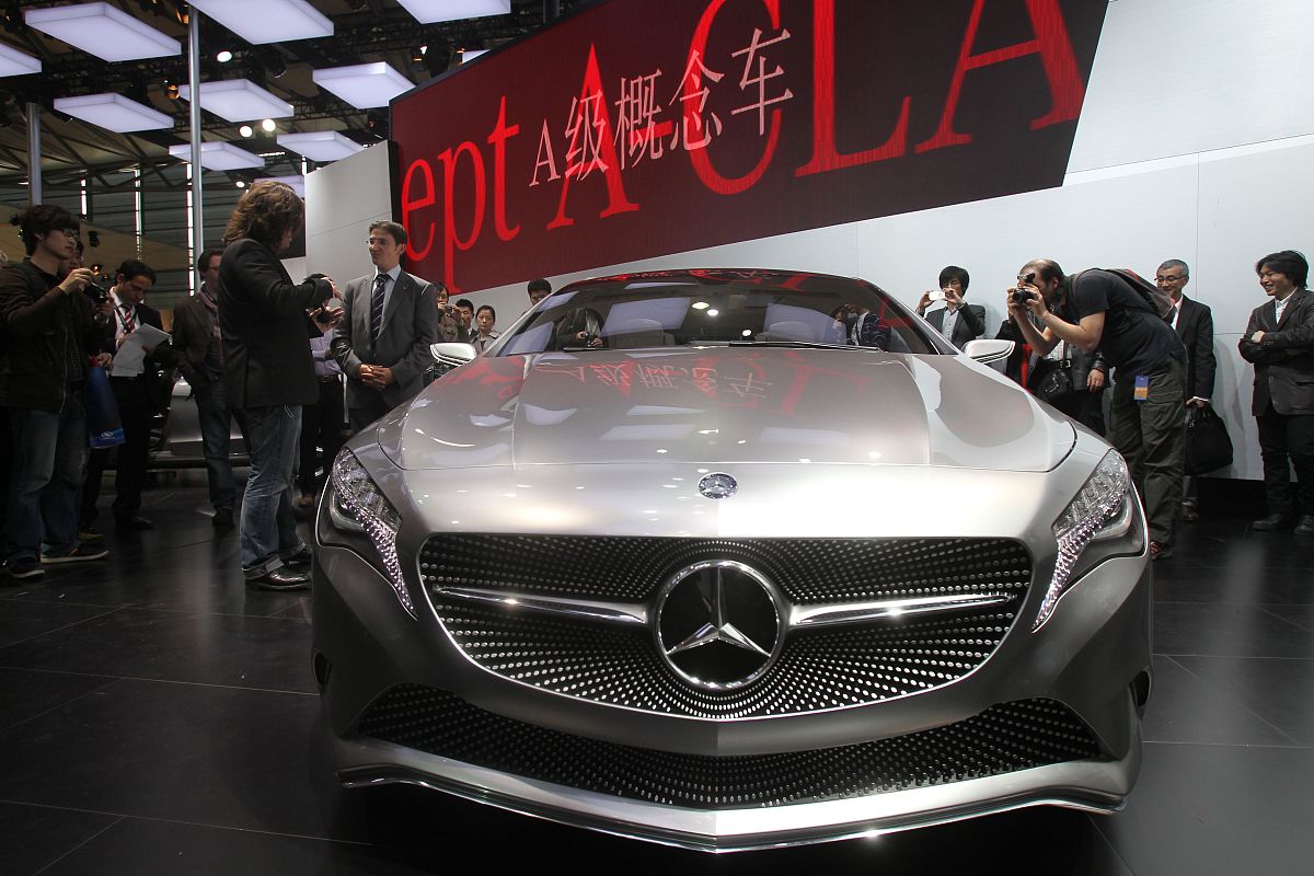 ***_***20114月19日,上海国际车展,奔驰全球首发a级概念车.a级概念车