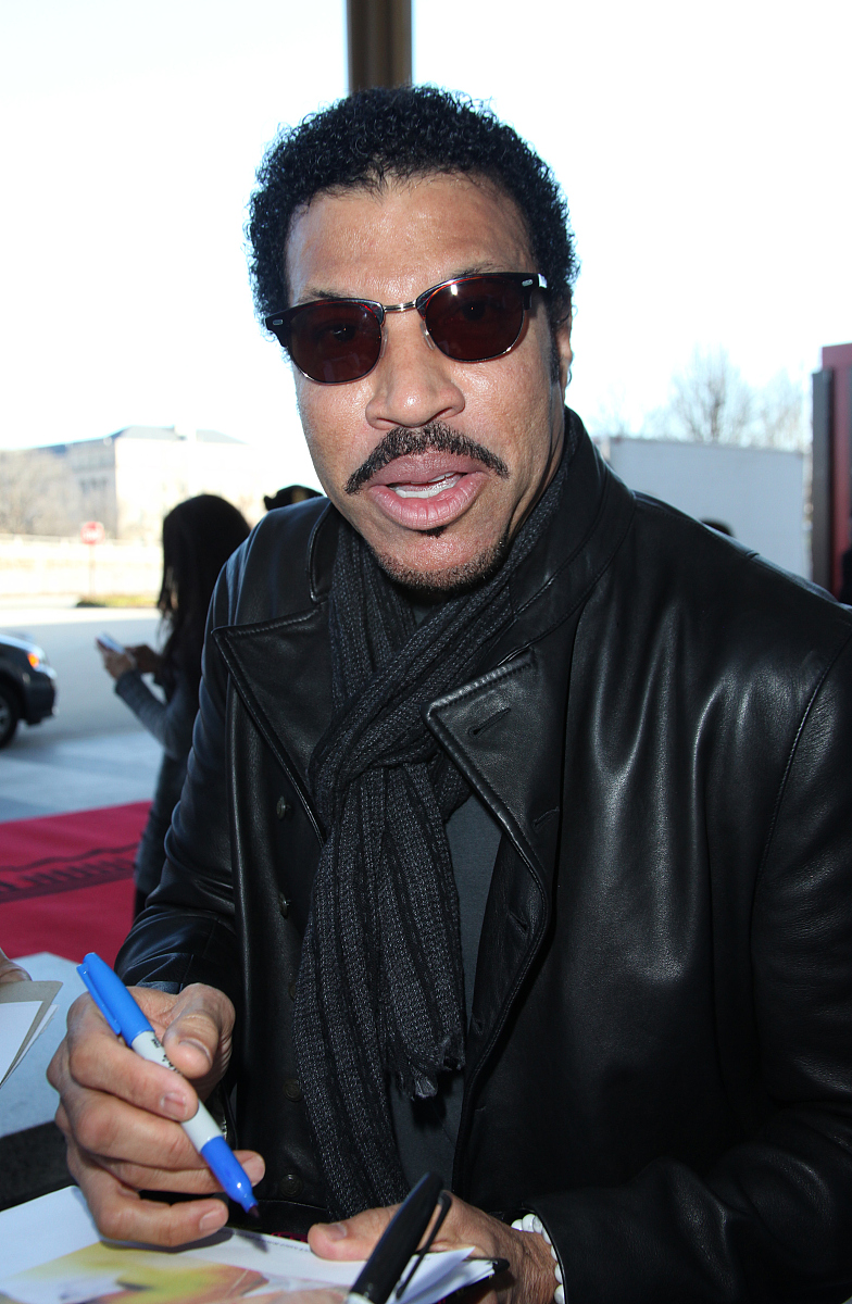 lionel richie attending the rehearsals for the 34th kennedy cent