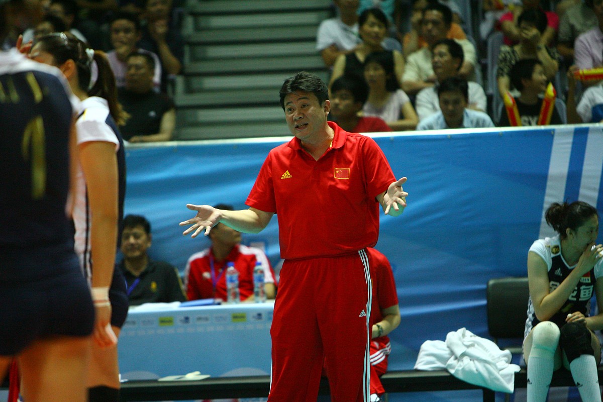 2009年8月2日,09世界女排大奖赛宁波赛区,中国vs俄罗斯.***_***主教练