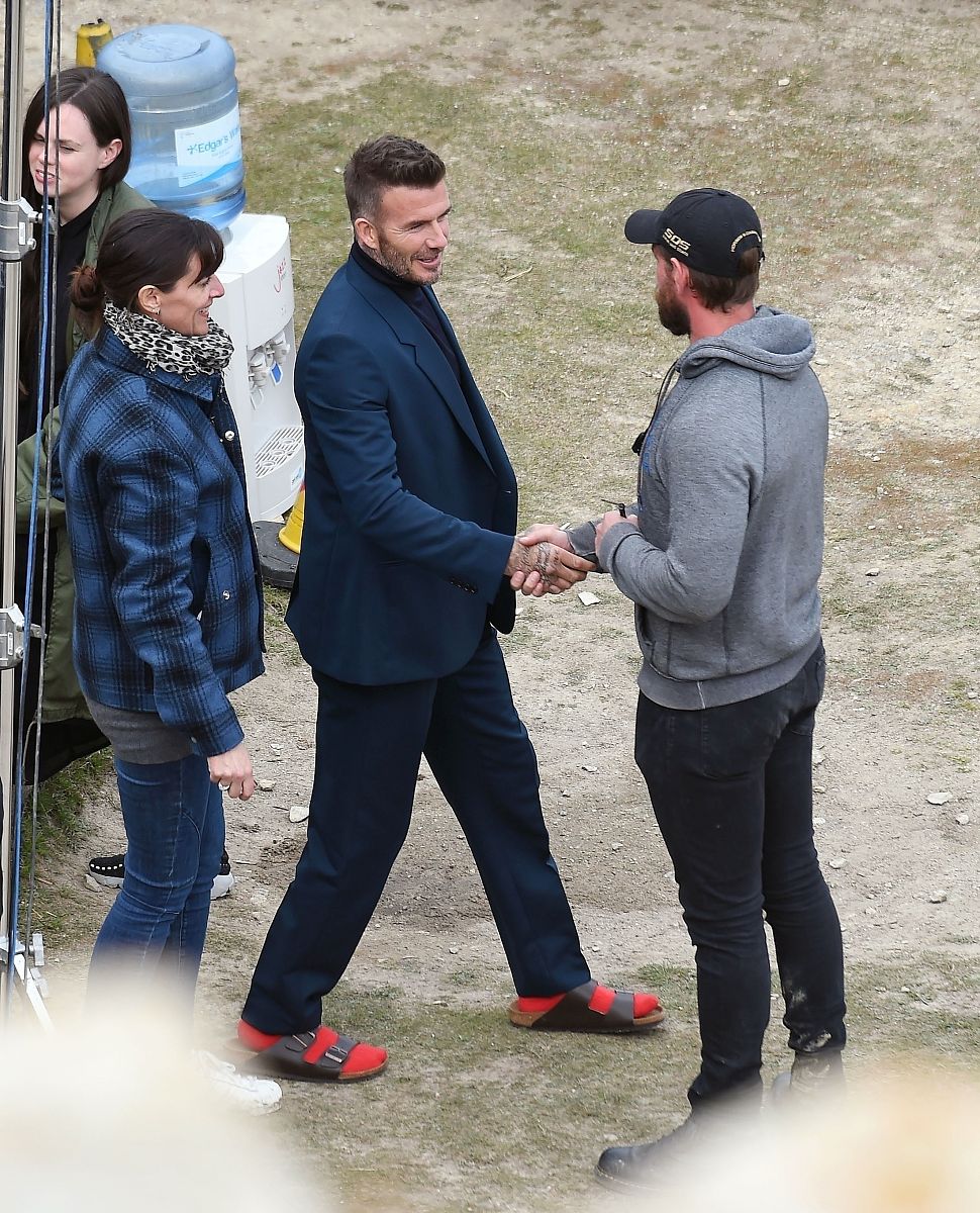 当地时间2019年5月5日,英国多赛特,大卫·贝克汉姆(david beckham)现