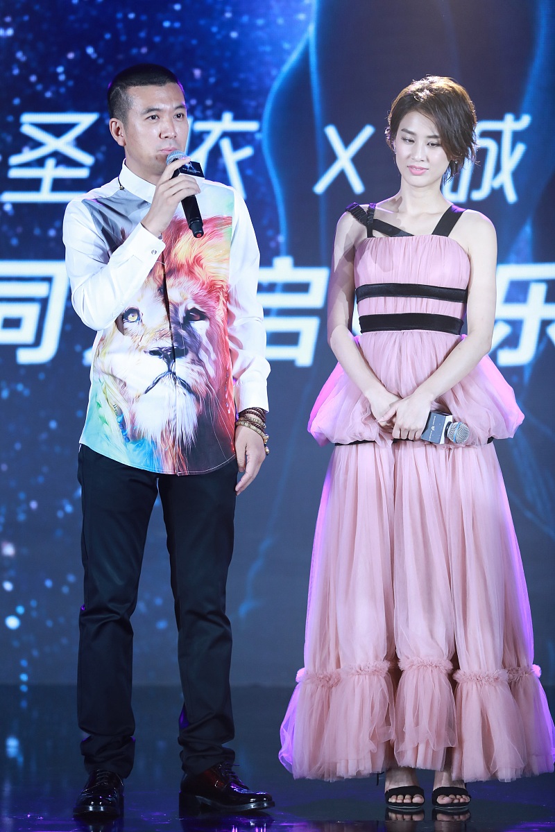 2017年9月24日,北京,明星签约新东家诚利千代<strong>娱乐</strong>集团.