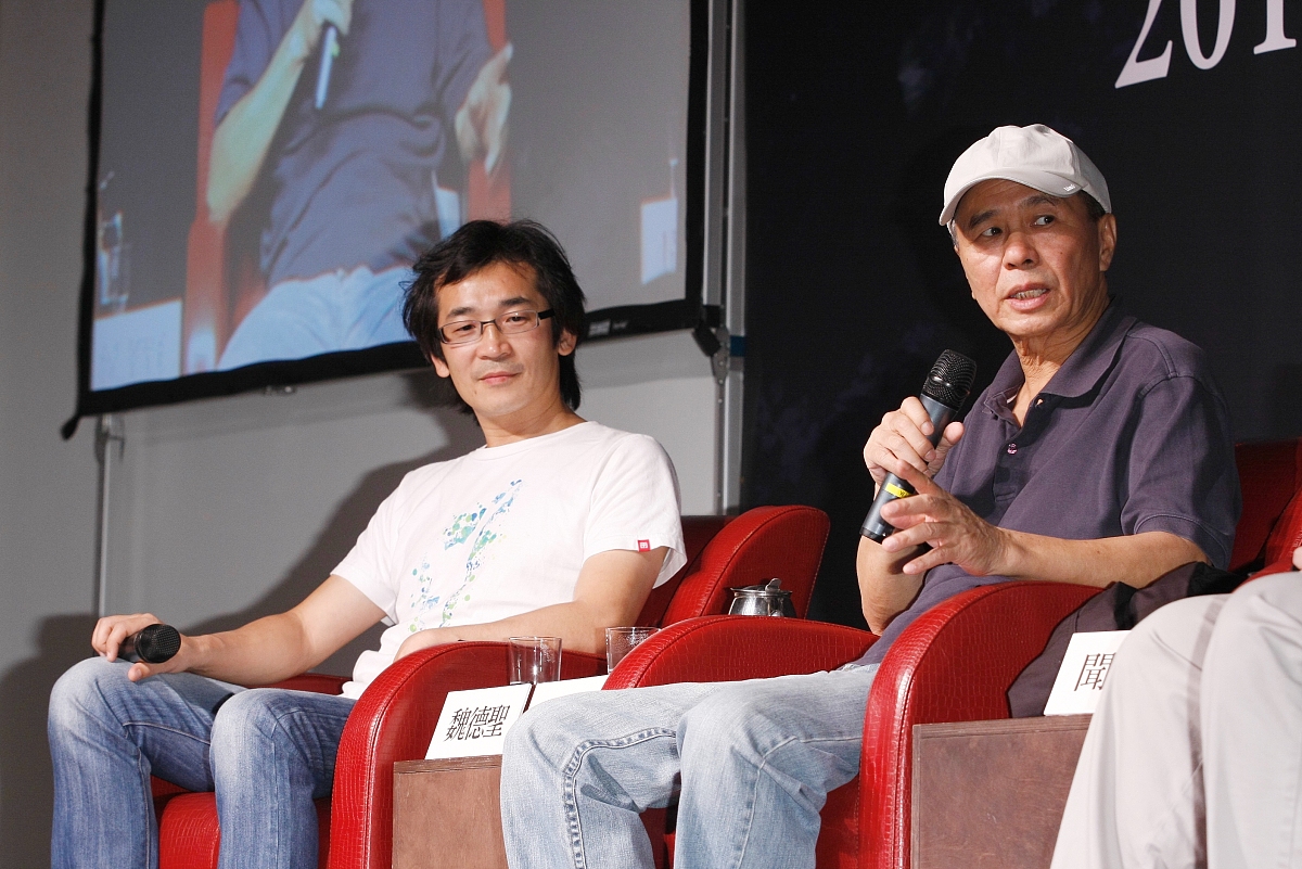 2011年10月30日,台北,导演谈论台湾电影创作及发展.***_*** 魏德圣 侯