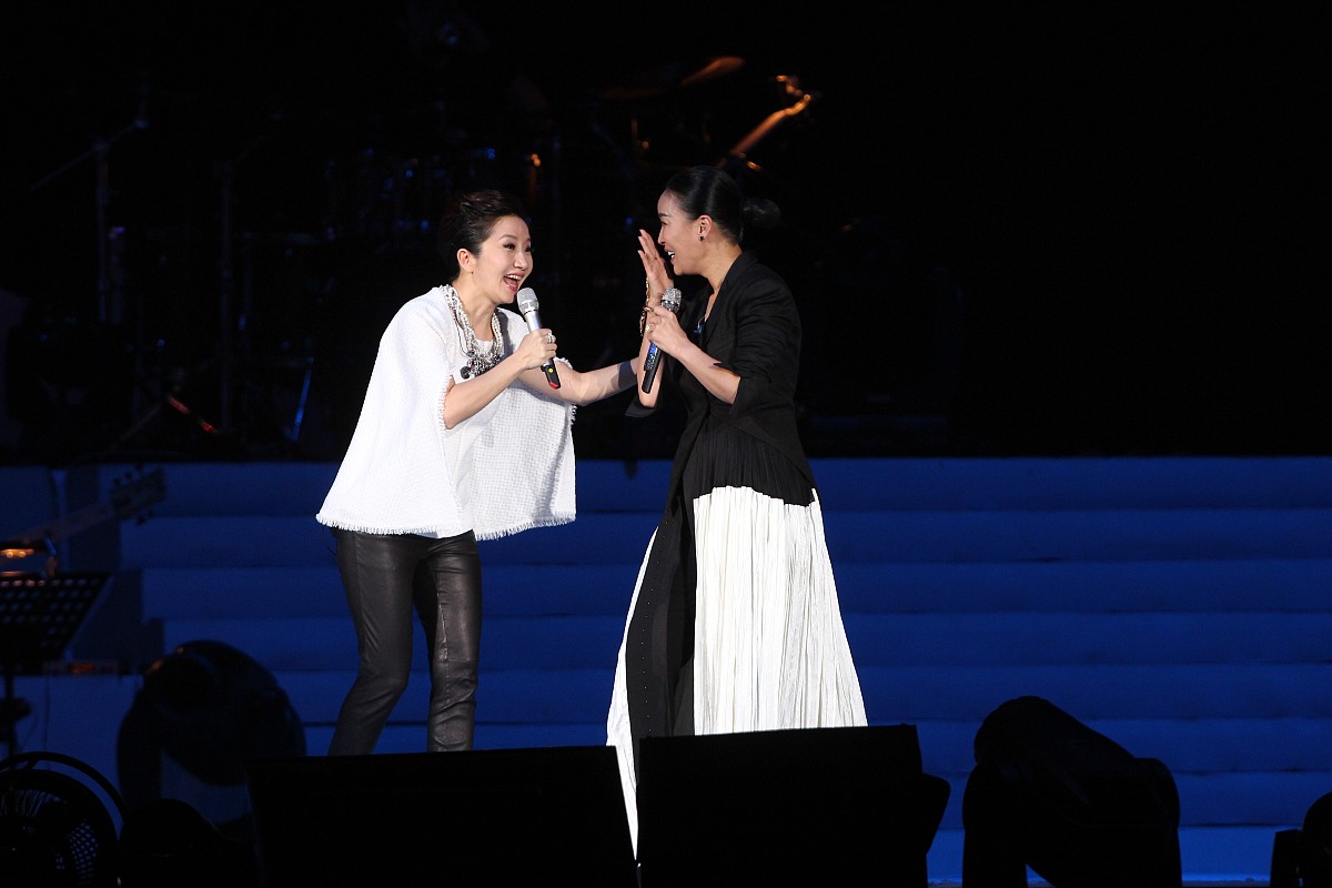 2014年4月20日,台北,project wao 女生团结音乐节.***_***那英 陶晶莹