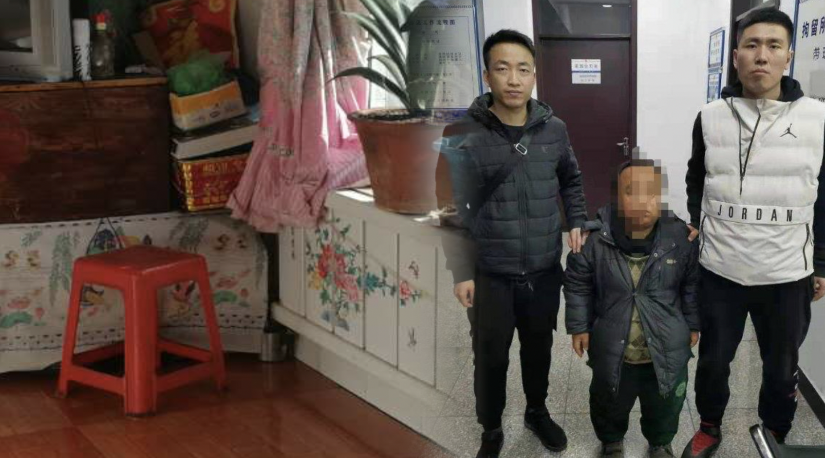 笨贼身高1.3米,自带板凳爬窗行窃,特征太明显遭村民指人