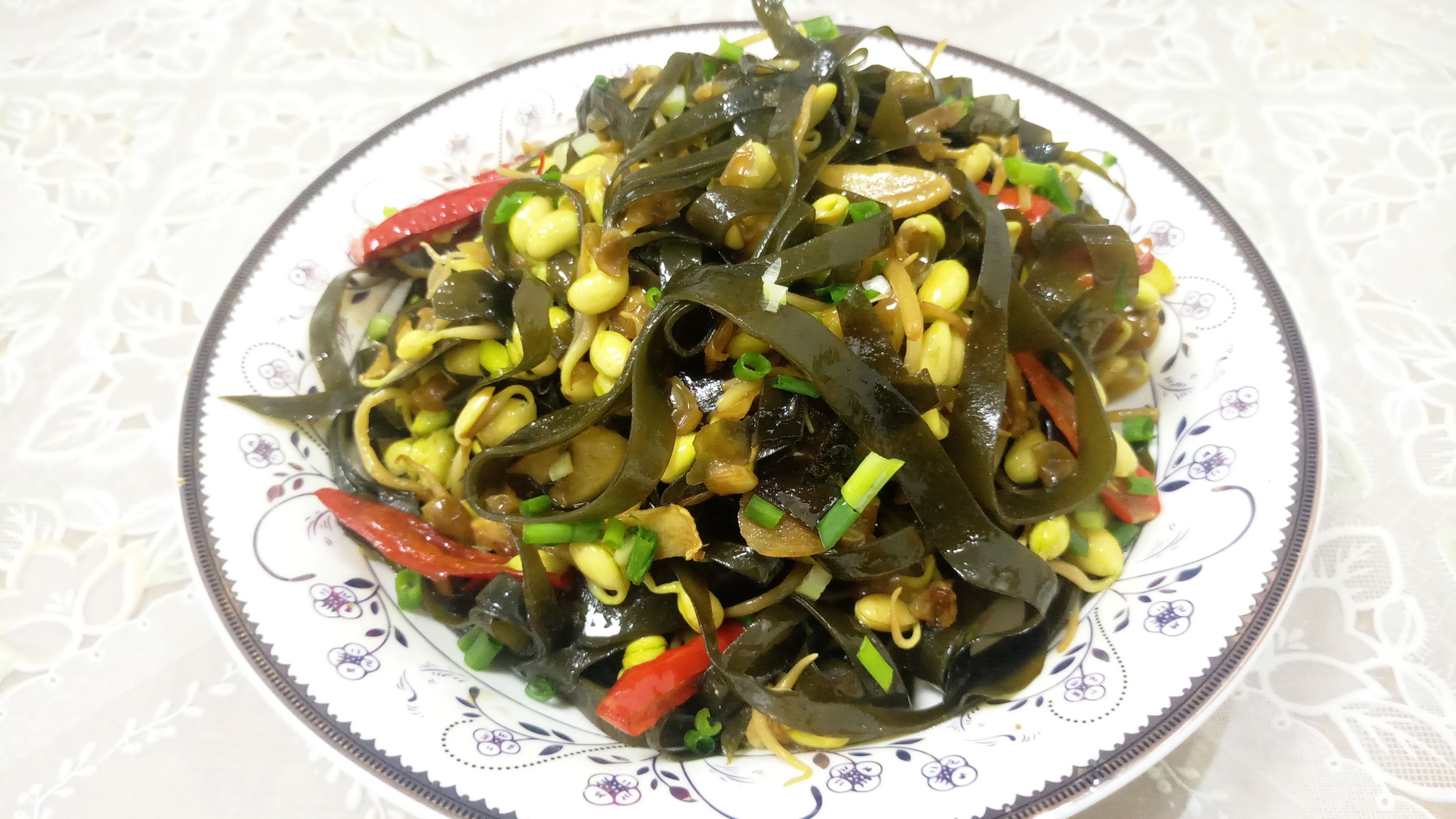 豆芽炒海带丝,简单好吃的家常菜
