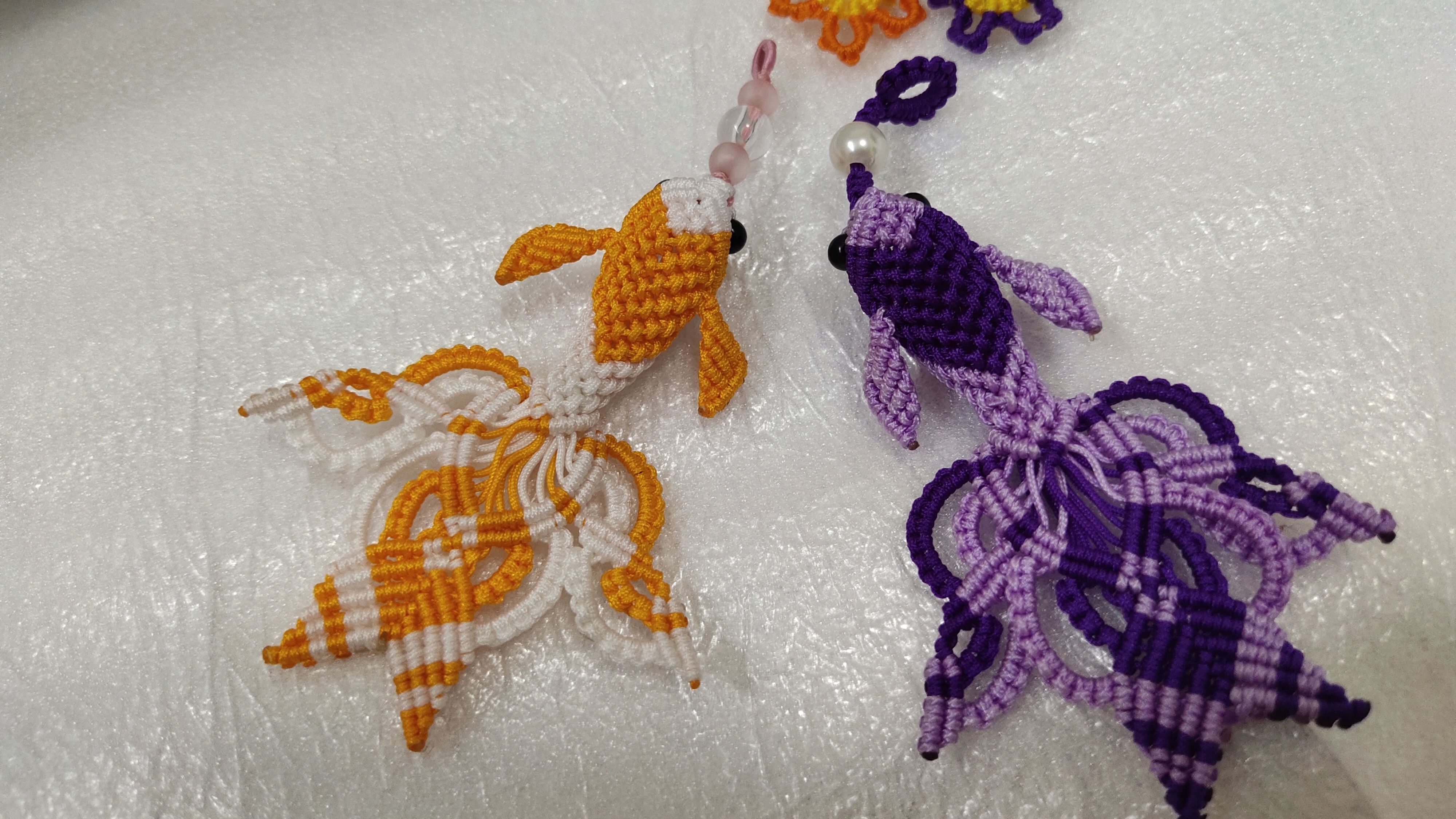 漂亮的小金鱼是用绳子编织出来的,赶快来看看吧!(一)