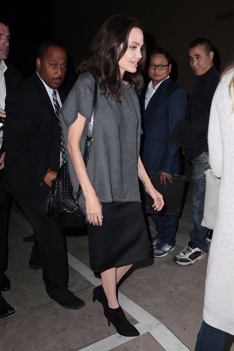 13日,洛杉矶,安吉丽娜·朱莉(angelina jolie )前去出席<strong>电影</strong>宣传活动