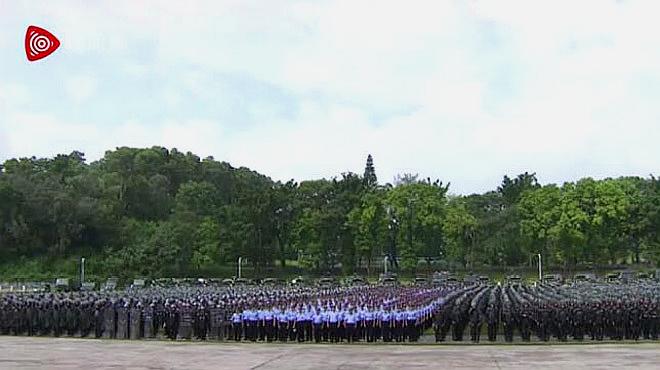 [图]今天，深圳，公安武警联合大练兵！