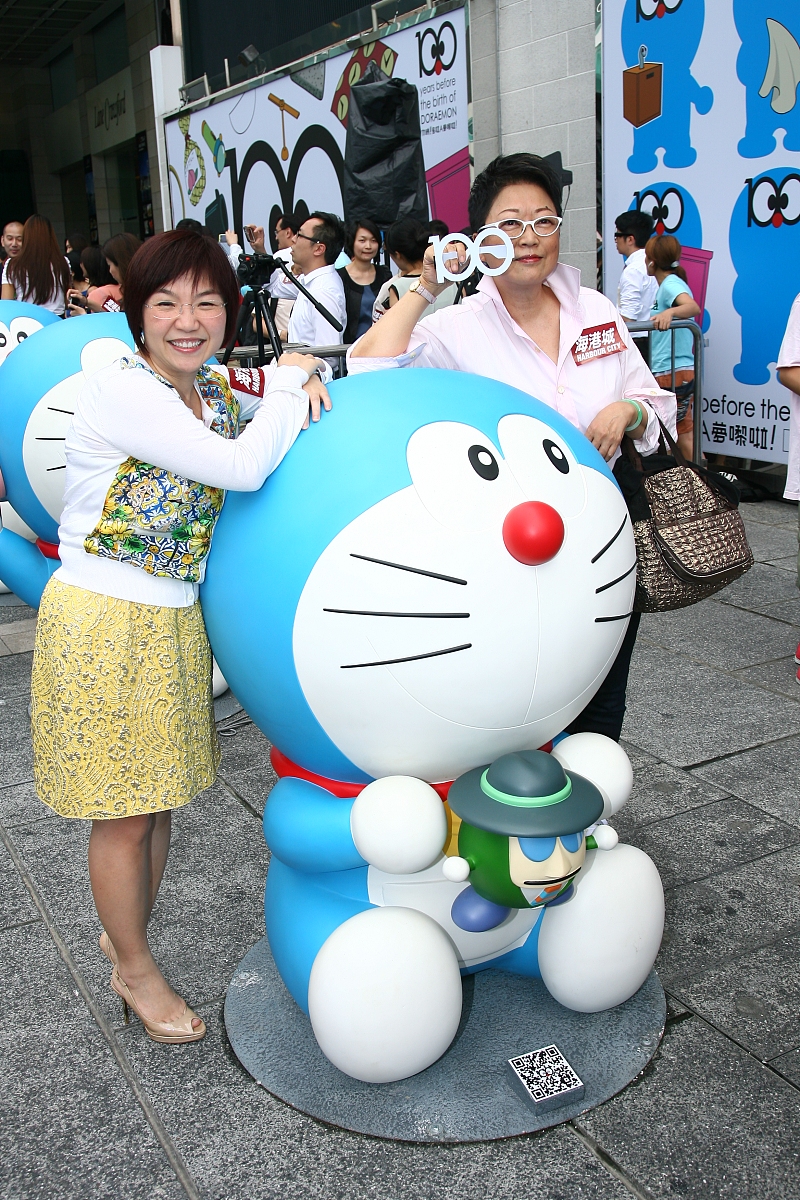 2012年8月14日,香港,明星助阵多啦a梦诞生前100年祭开幕礼 .  ***_***