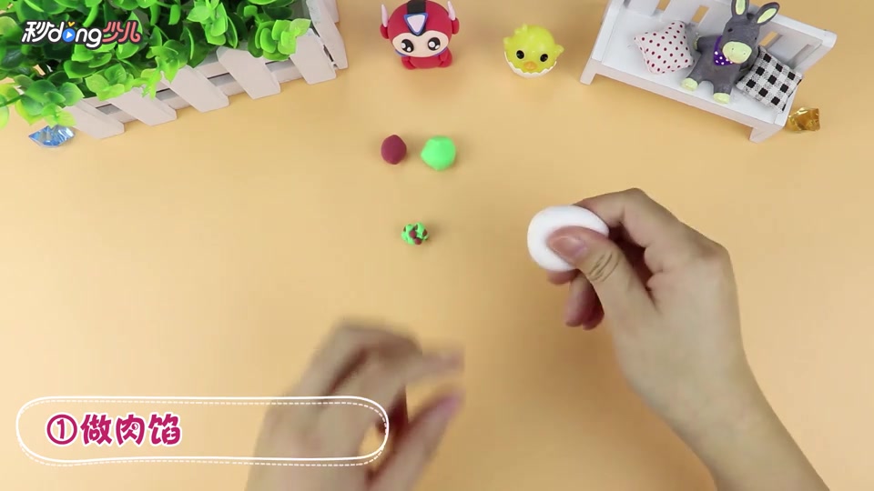 「手工」超轻粘土 饺子 简单几步就学会