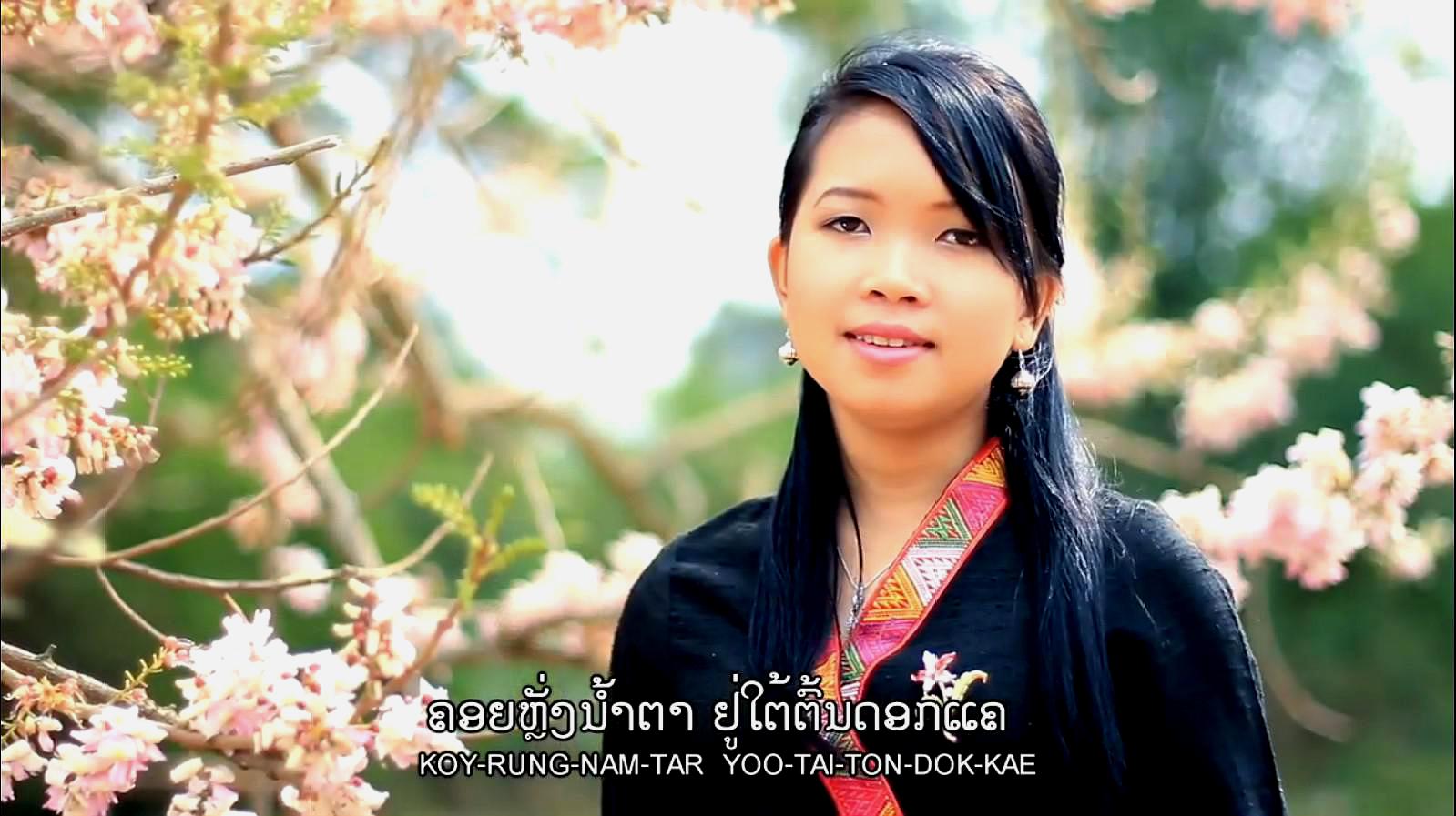 [图]非常好听的老挝歌曲《ນໍ້າຕາໄຫລໃຕ້ຕົ້ນດອກ》