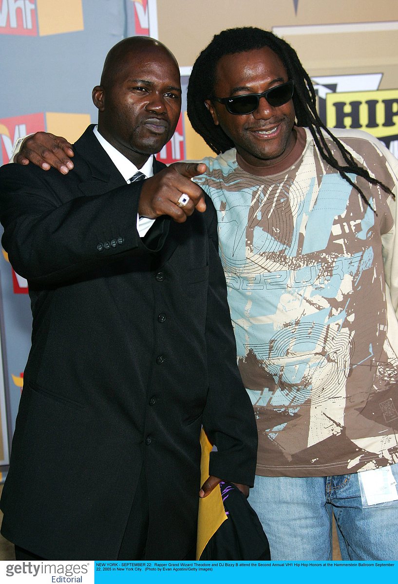 new york - september 22:  rapper grand wizard theodore and dj bi