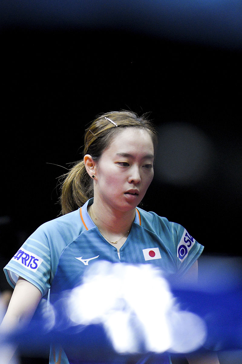 2019年10月19日,四川成都,2019国际乒联女子<strong>世界</strong>杯次日赛况.石川佳纯
