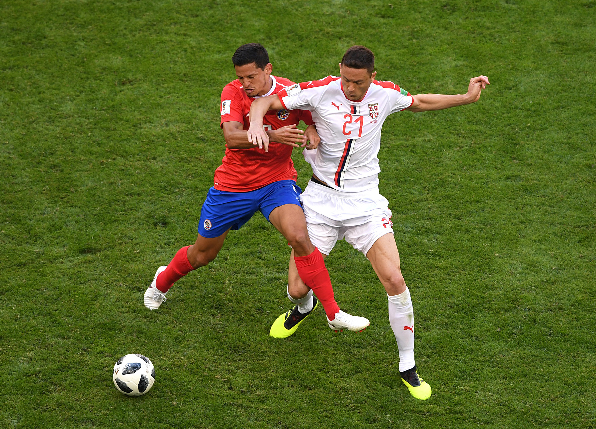 2018俄罗斯世界杯:纳瓦斯神勇难救主 哥斯达黎加0-1塞尔维亚