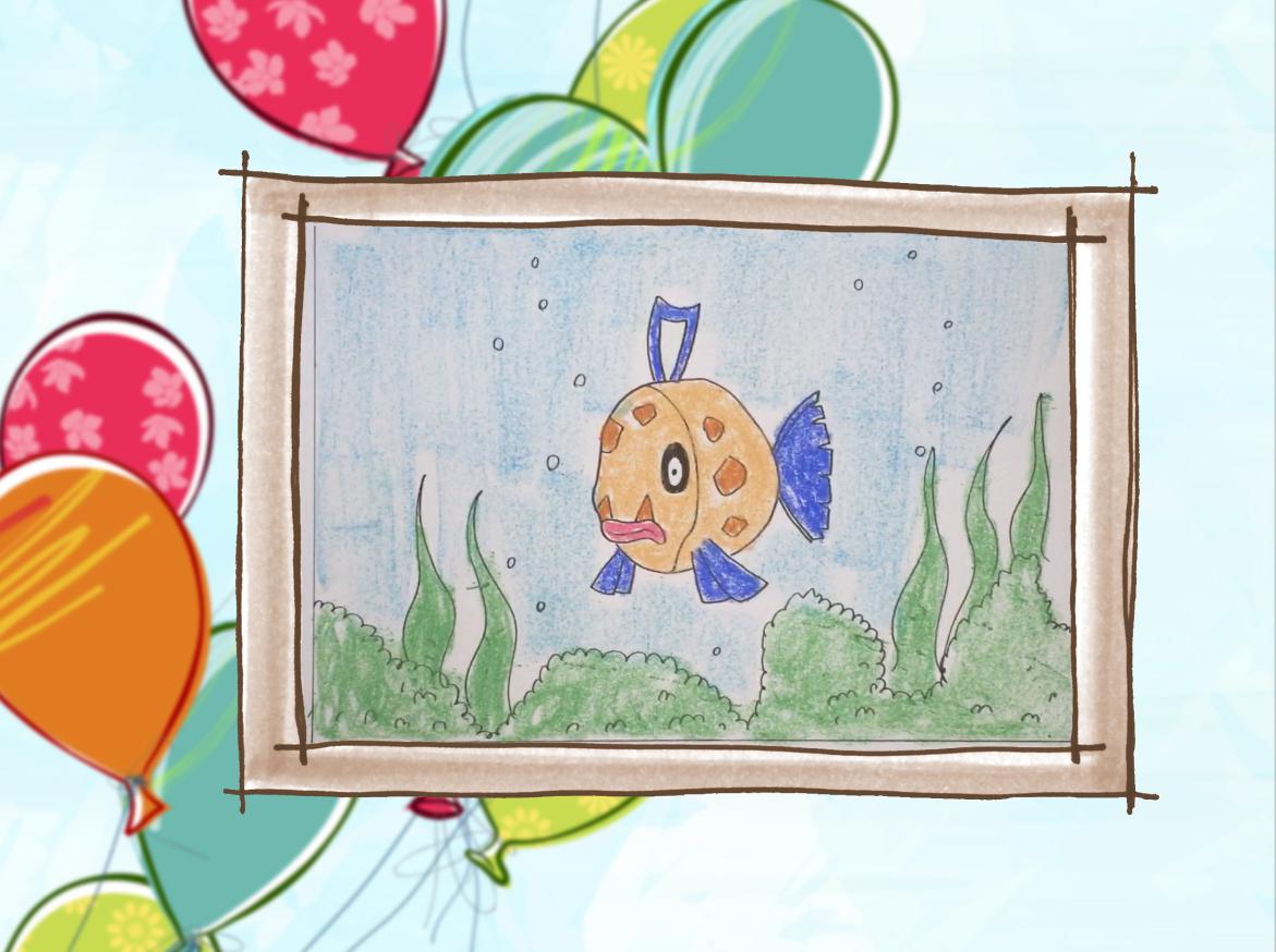 简笔画笨笨鱼简单几步