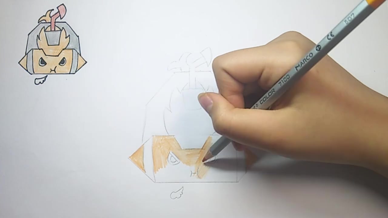 《机器人争霸》儿童手绘简笔画之机器人鲶鱼