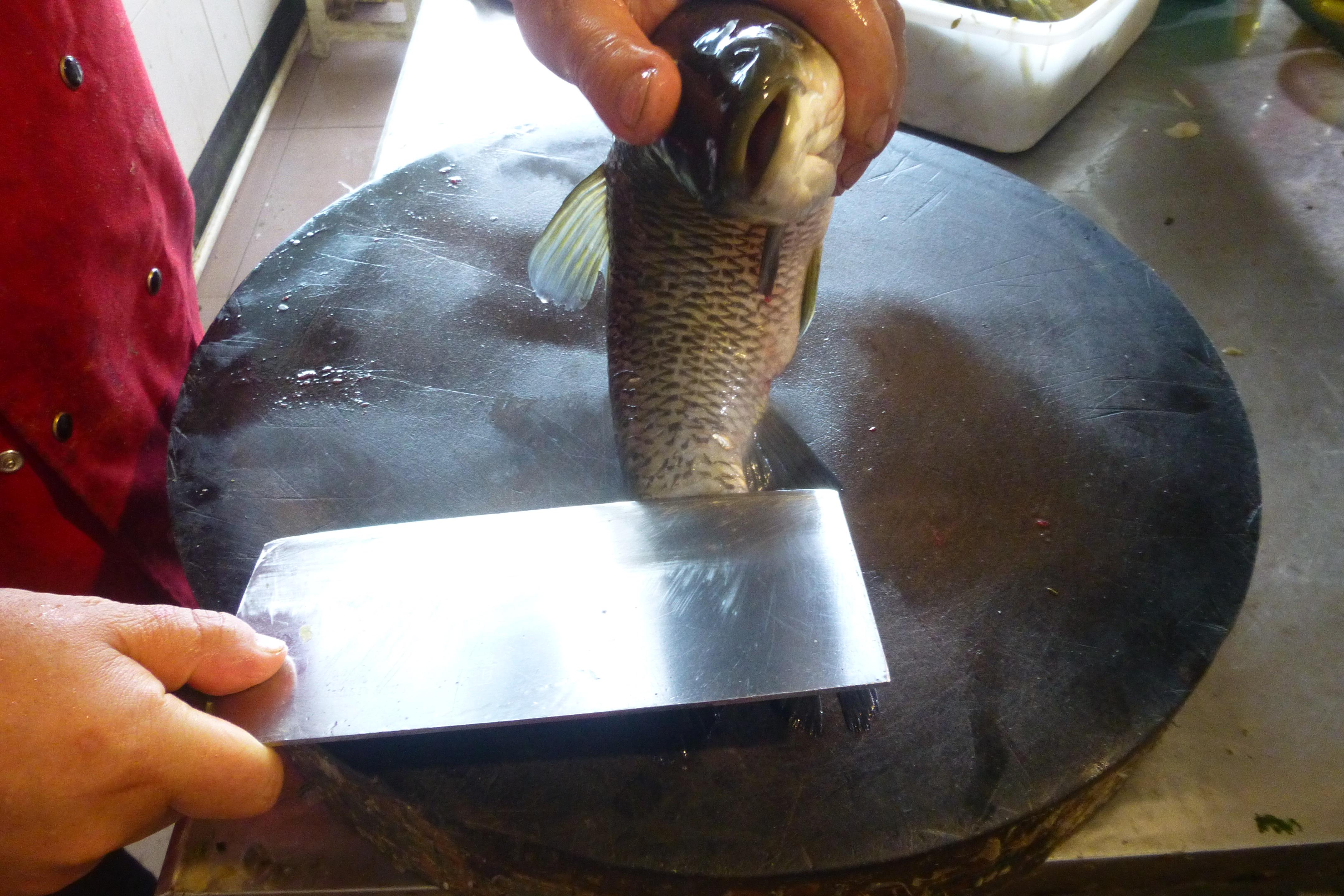 上班的第一天老板叫我片一条酸菜鱼,还好我以前卖过鱼