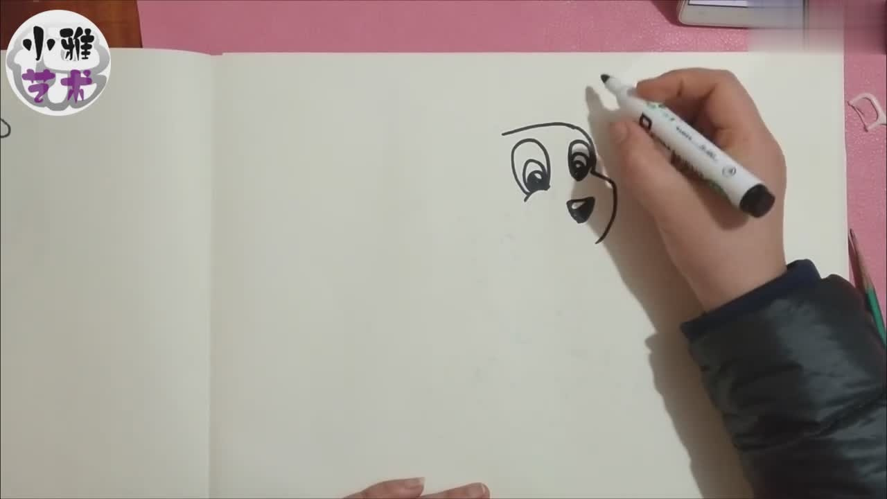 小娅说艺术:小狗的简笔画法,可爱听话