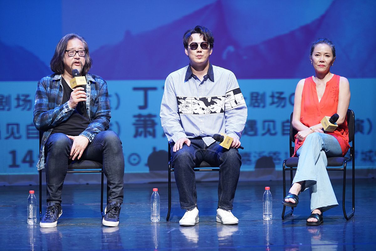 2019年8月6日,上海,自传式音乐话剧《遇见自己》在上剧场举行发布会.