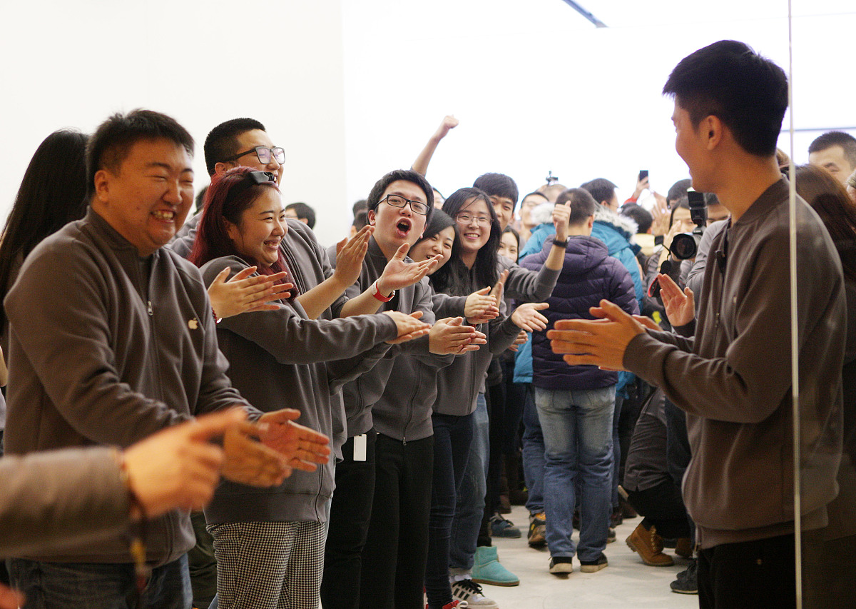 ***_***2015年11月28日,北京,北京第五家苹果apple store零售店开业引