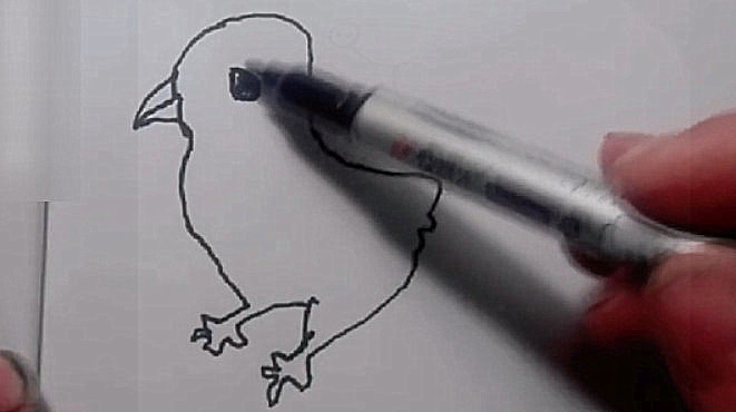创意简笔画:简笔高手都这样画小鸡,你还没有学会吗?
