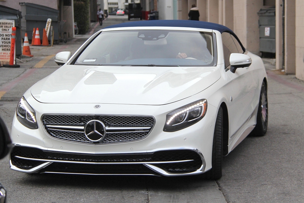 *exclusive* tyga takes his brand new mercedes-maybach s650 cabri
