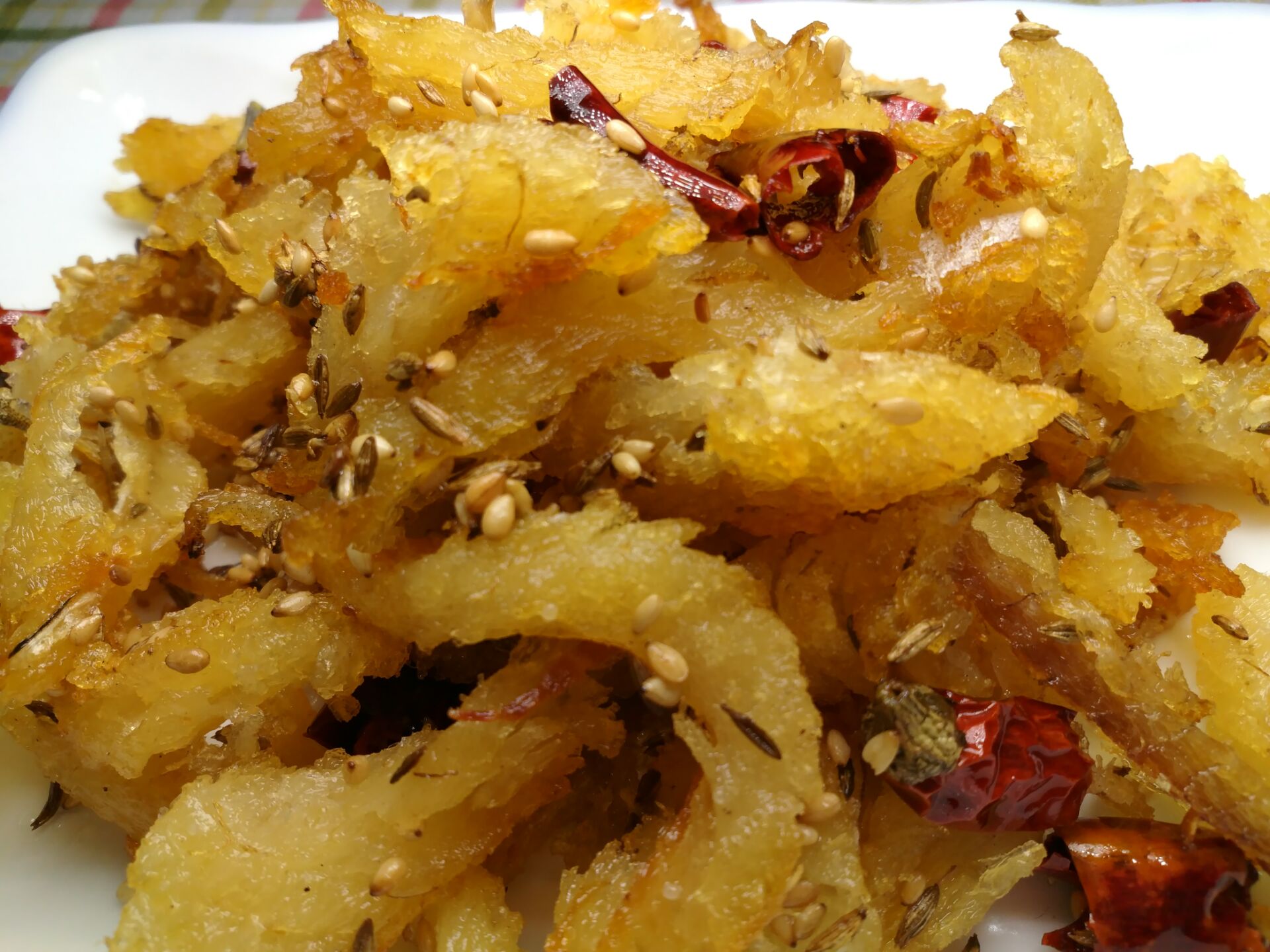 可以当零食的美食,孜然明太鱼干!