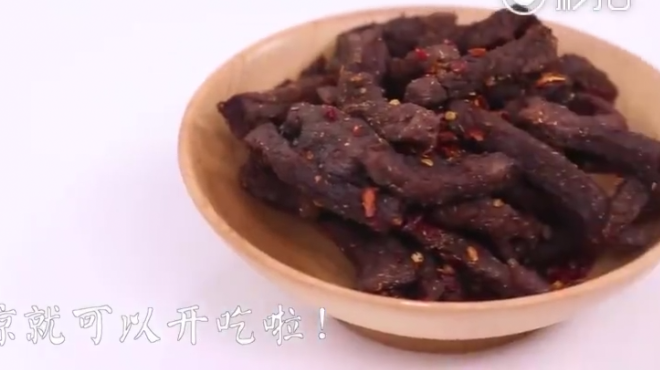 微波炉牛肉干,懒人版馋嘴小零食牛肉干自己在家做