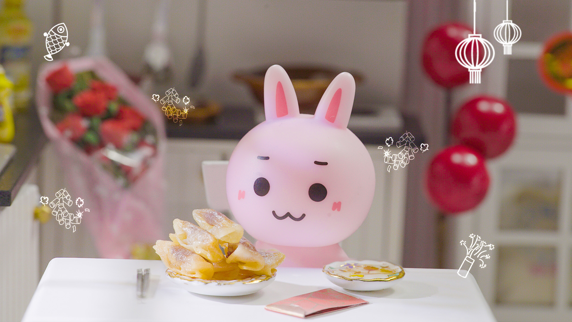 这是我见过最小的春卷,3颗红豆一张饼皮就能搞定,简单又好学!