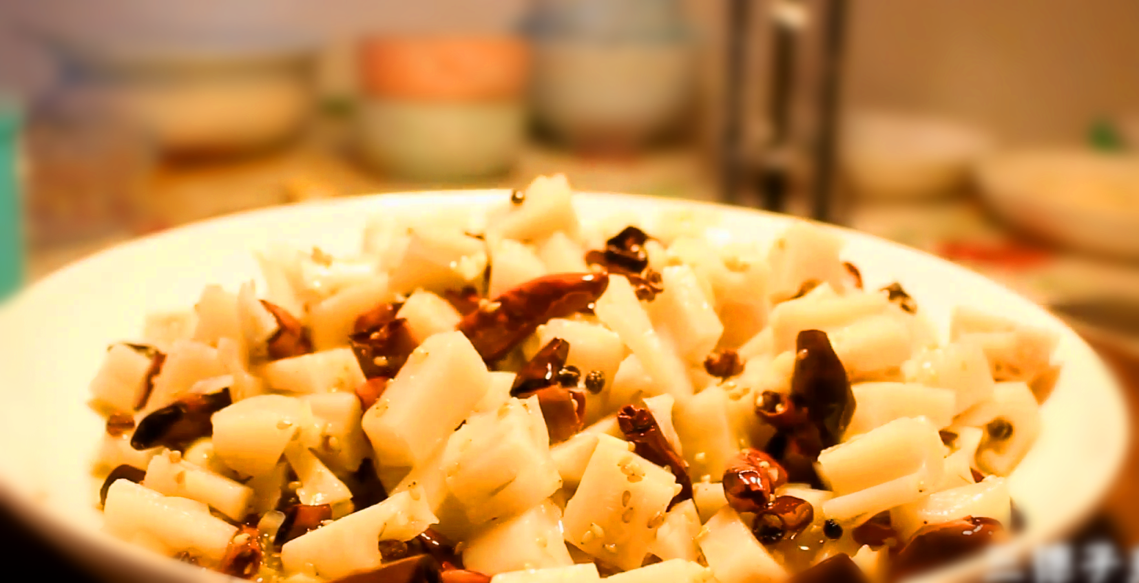 莲藕最好吃做法,凉菜师傅亲自教学,3分钟学会太美味了