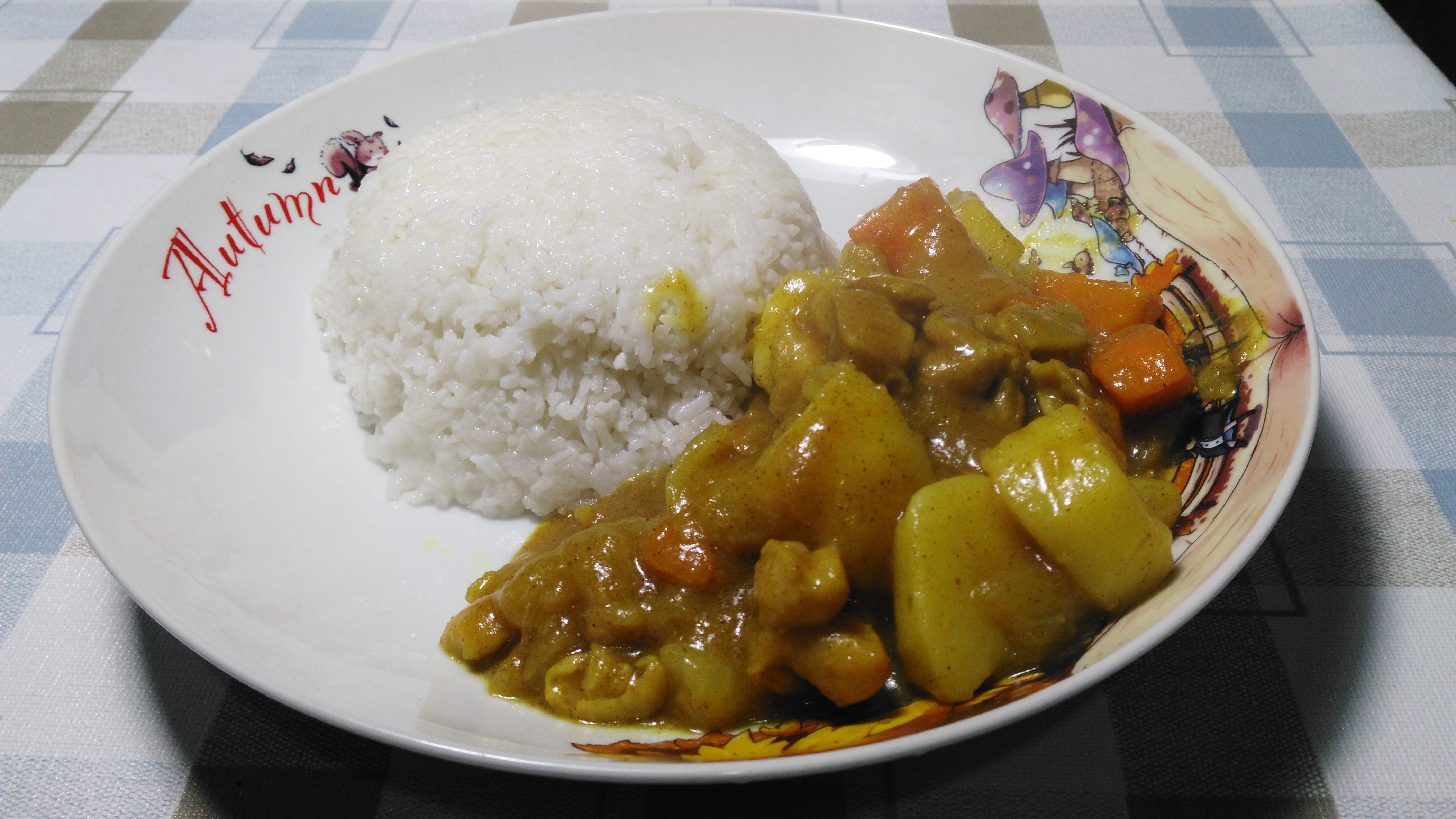 泰国风味的咖喱鸡腿饭秘制做法,太简单了,在家也能做出来