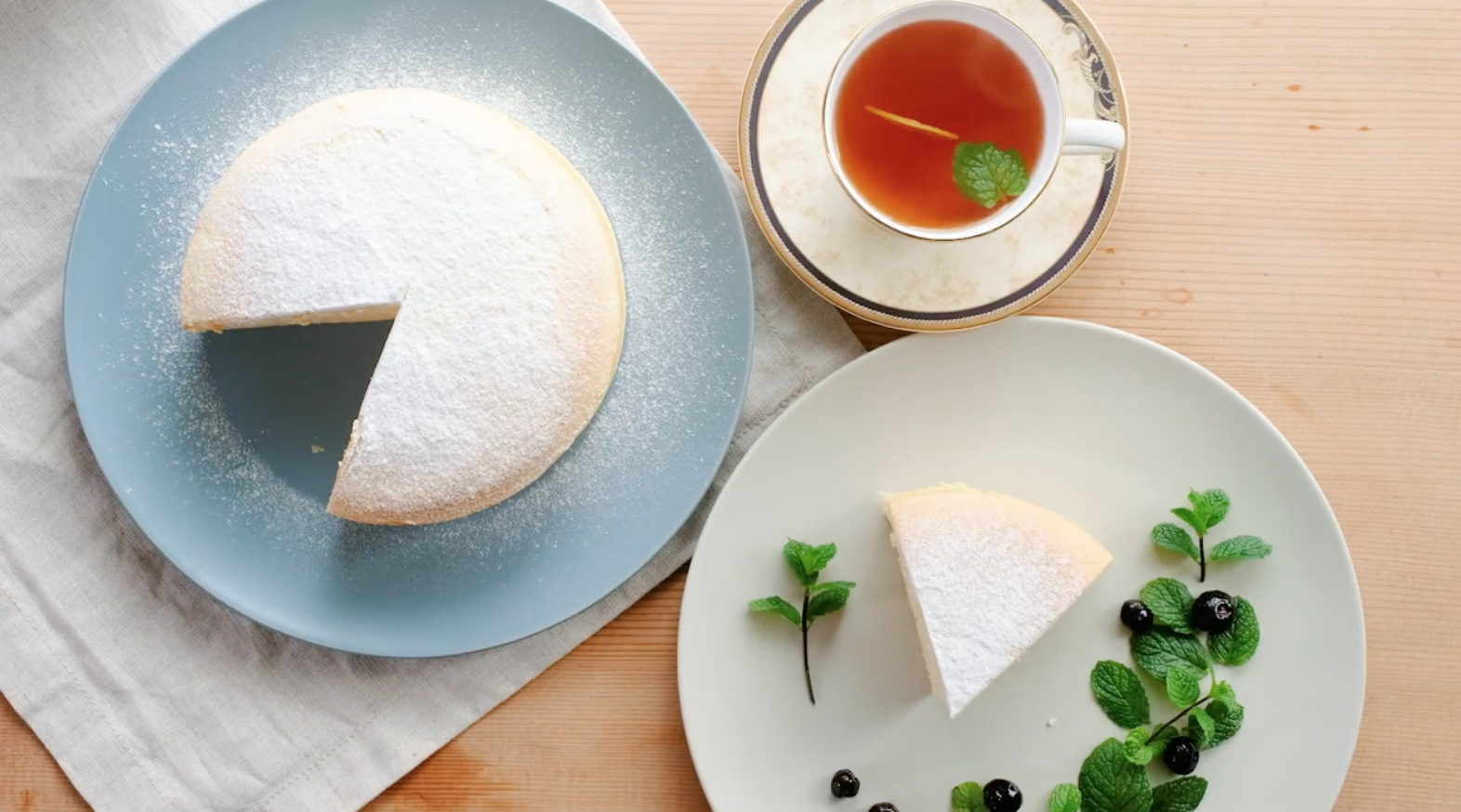 日式轻乳蛋糕,不开裂入口即化