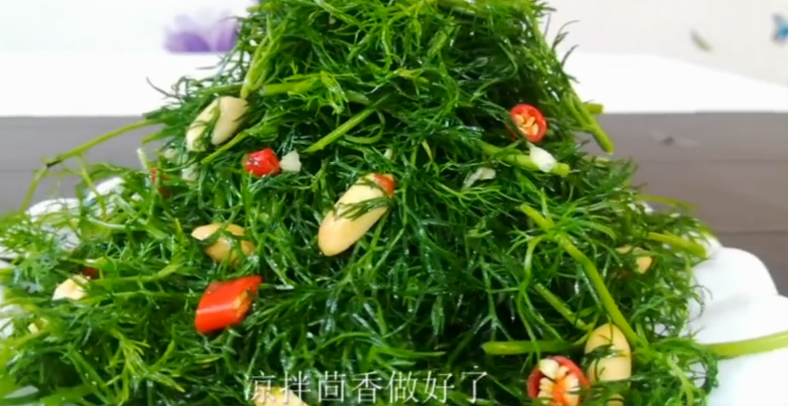 教大家做凉拌茴香,清香解腻,赶紧试试吧
