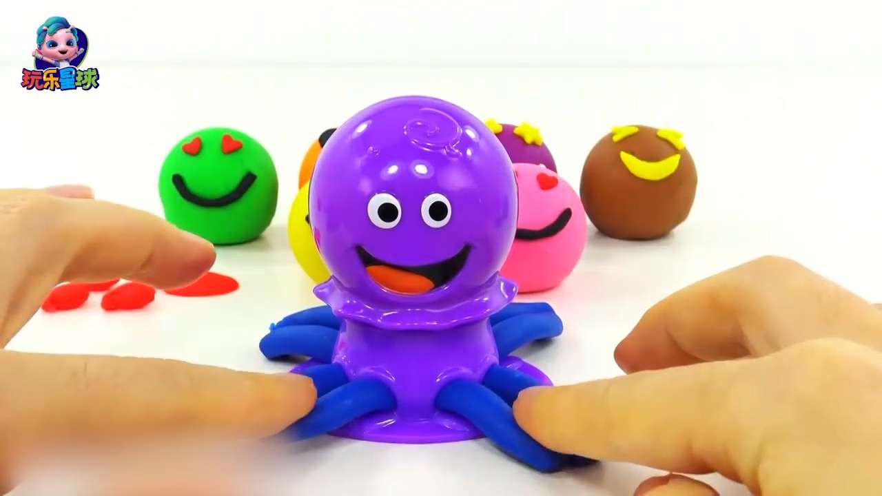 简单易学的手工彩泥DIY章鱼和五角星