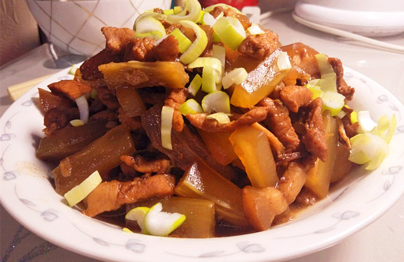 青笋东坡肉,原汁原味五花肉,比红烧肉的甜腻还美味