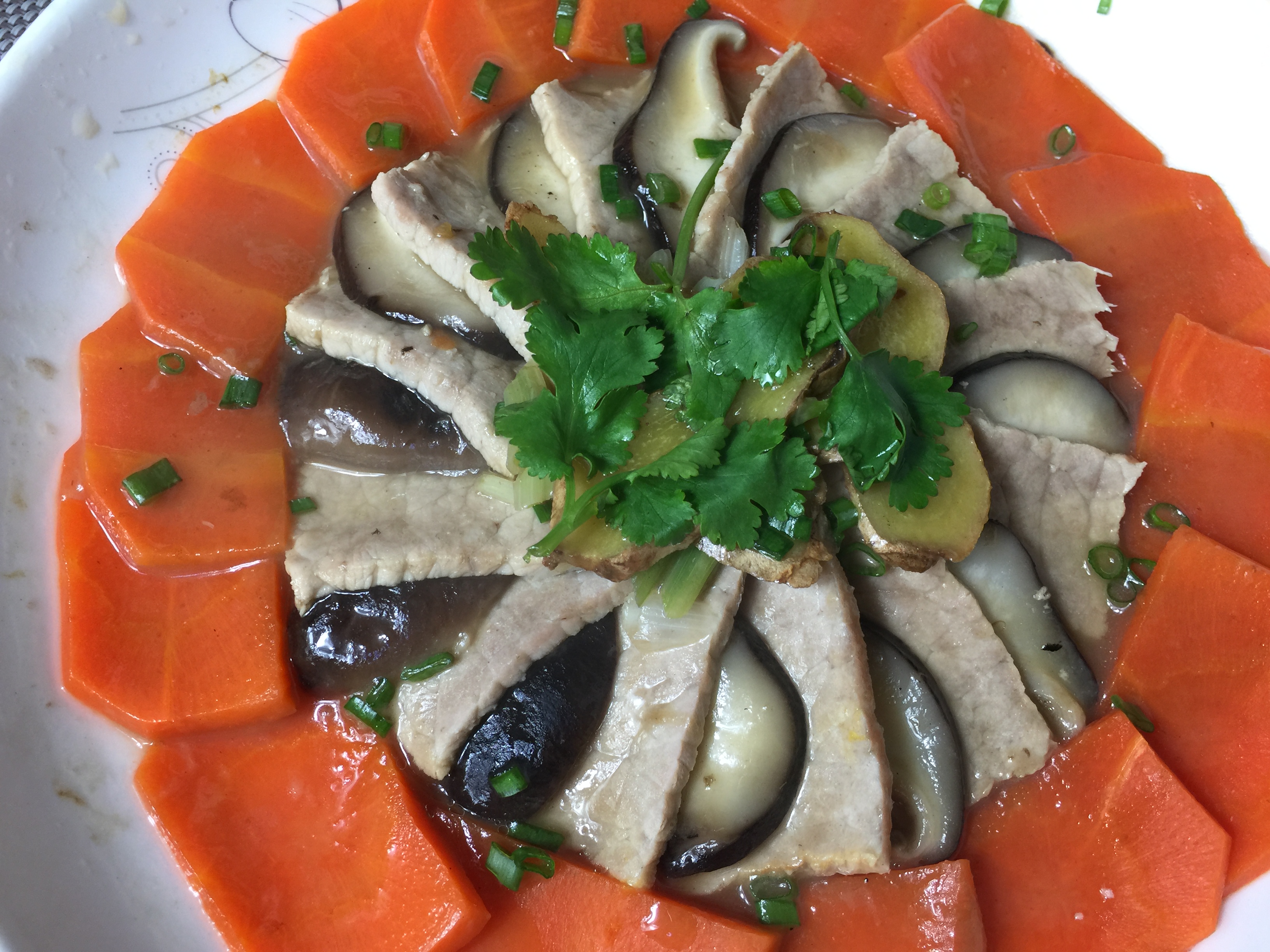 香菇胡萝卜肉片,营养保健的佳品,做法简单又美味