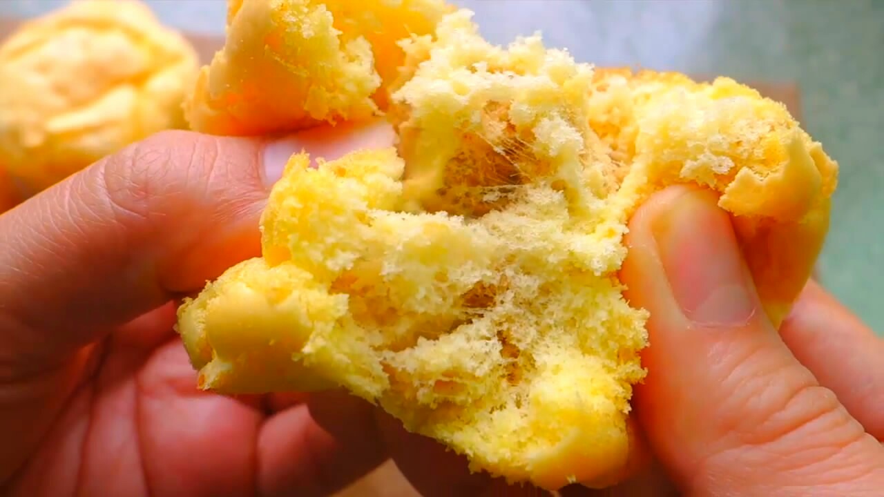 网红拔丝蛋糕的做法,一拉就拔丝,大人小孩都爱吃