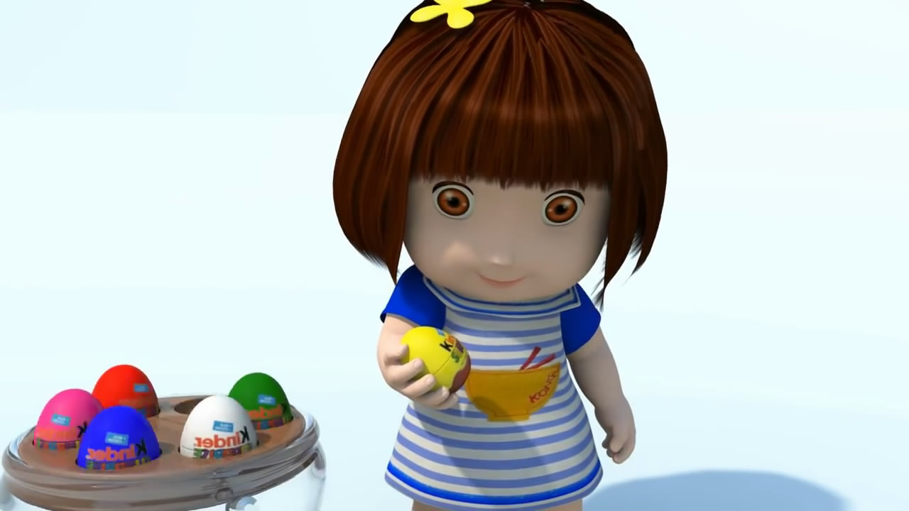 宝宝多莉和吃豆豆和惊喜鸡蛋娃娃玩吃鸡蛋的奇葩颜色