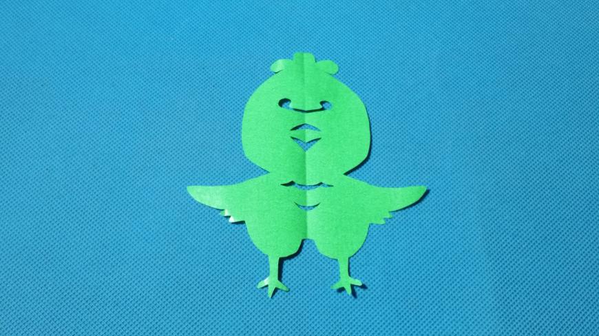 剪纸小课堂:小鸡,儿童喜欢的手工DIY,动手又动脑