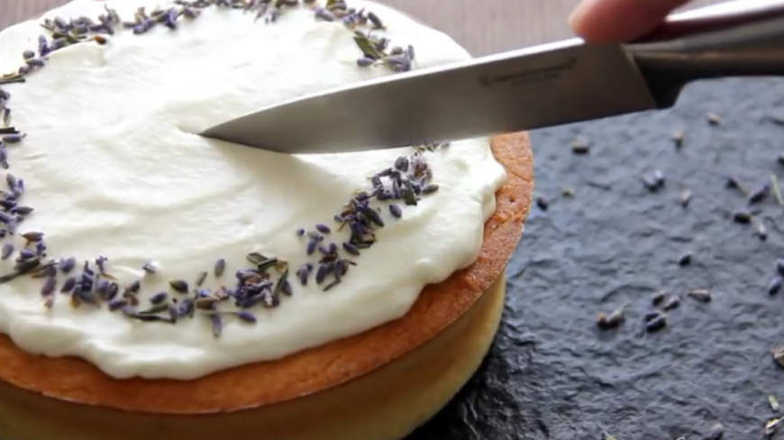 薰衣草奶油蛋糕最简单的做法,真正的零失败!