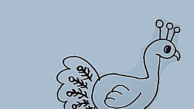 还没有见过火鸡的,教你简单几笔画火鸡,这个画法超漂亮