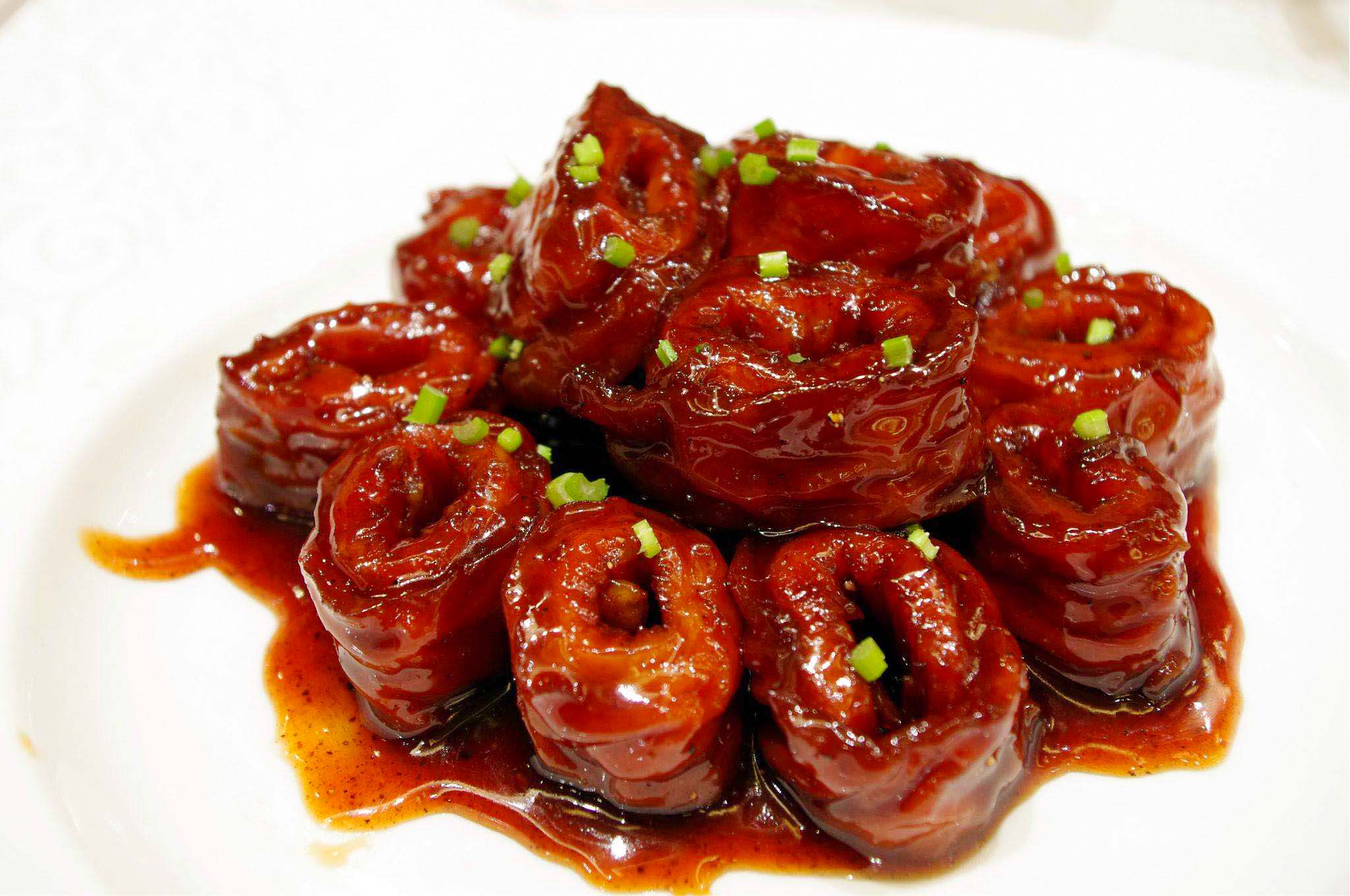 经典鲁菜“九转大肠,大厨教你独家去腥秘诀,学会赶紧回家试试