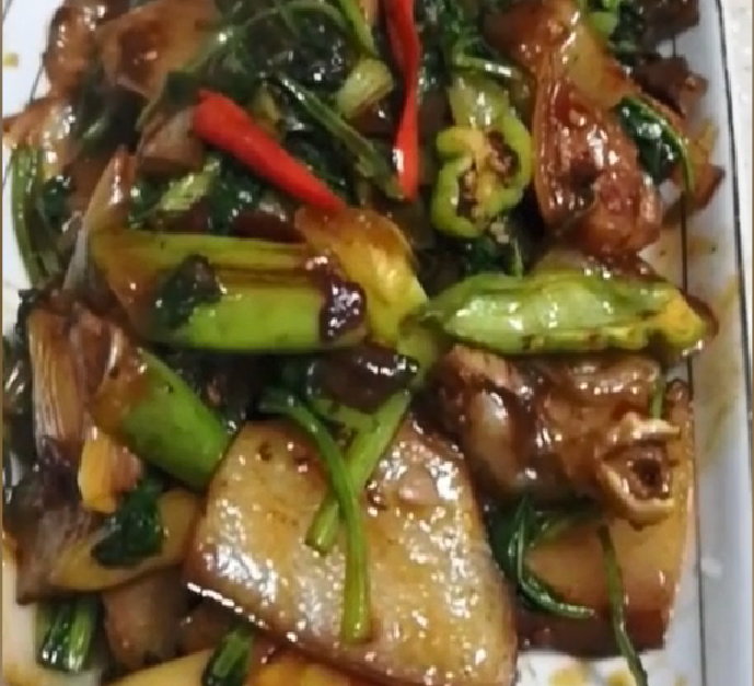 家常炒猪肉教程,超级好吃,简单易学